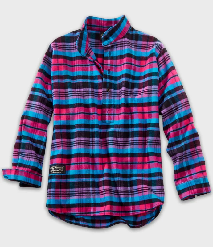 Men's Retro - Style Hawaiian Print Casual Shirts in Bold Patterns for a Tropical VacationHenley Flannel Shirt - Tropic Men's Retro - Style Hawaiian Print Casual Shirts in Bold Patterns for a Tropical VacationHenley Flannel Shirt - Tropic