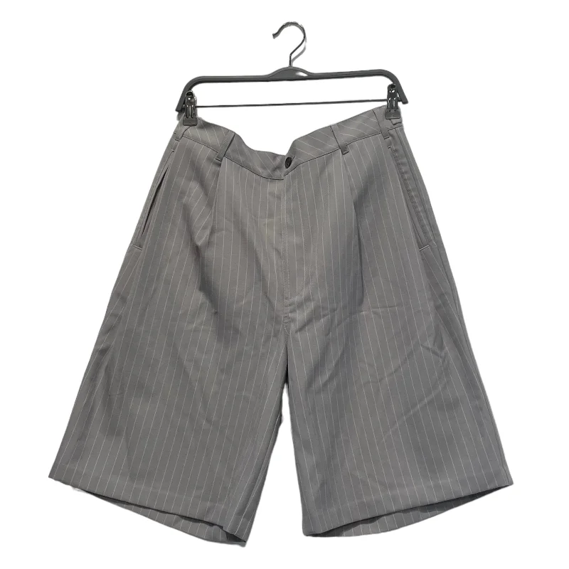 Men's side - stripe track shorts for a sporty running lookSTUSSY/Shorts/32/Cotton/GRY/Stripe/Trouser Short