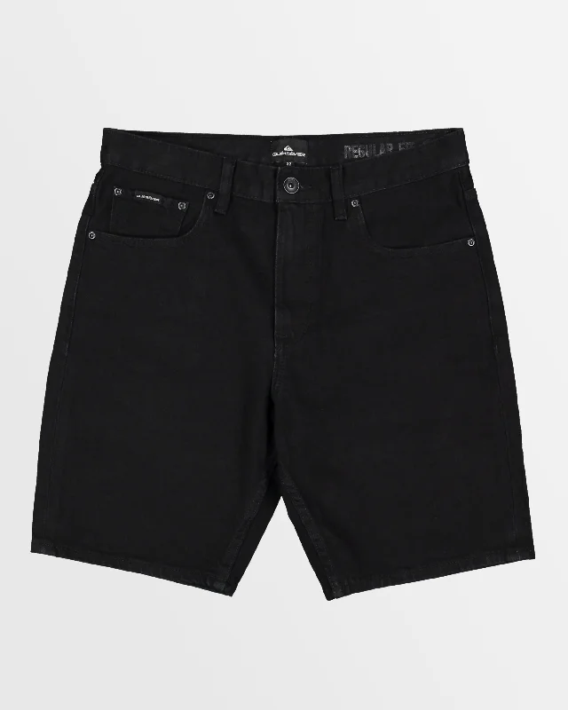 Men's distressed cotton shorts for a bohemian - inspired styleMens Aqua Cult Aged Shorts