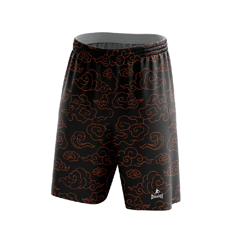 Men's elastic waistband lounge shorts for lazy weekends at homeClouds, Shorts