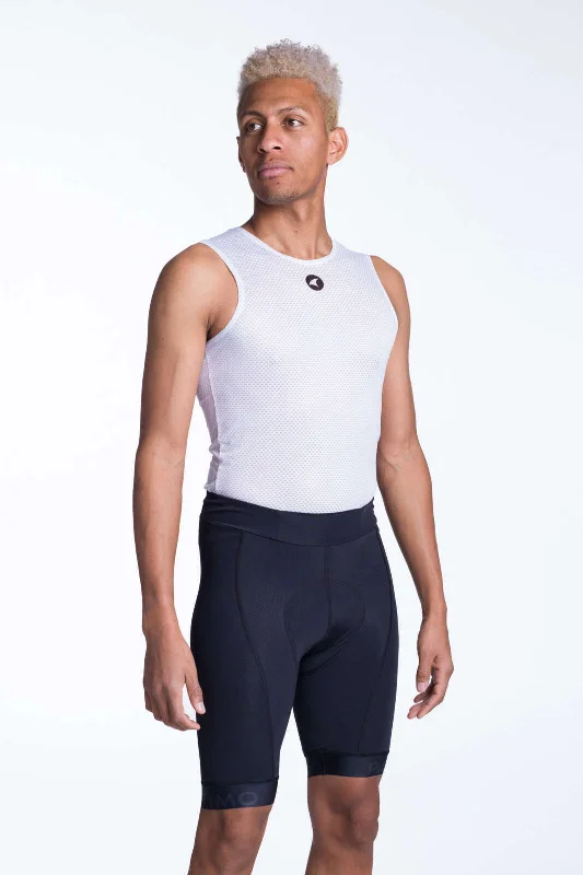 Men's zip - pocket canvas shorts for added functionality during travelMen's Ascent Vector Shorts