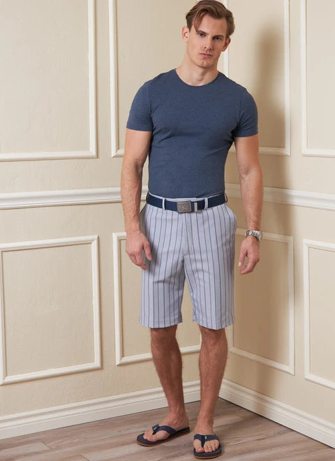 Men's breathable cotton athletic shorts for intense workoutsVogue Men's Shorts and Trousers V1896 Men's breathable cotton athletic shorts for intense workoutsVogue Men's Shorts and Trousers V1896