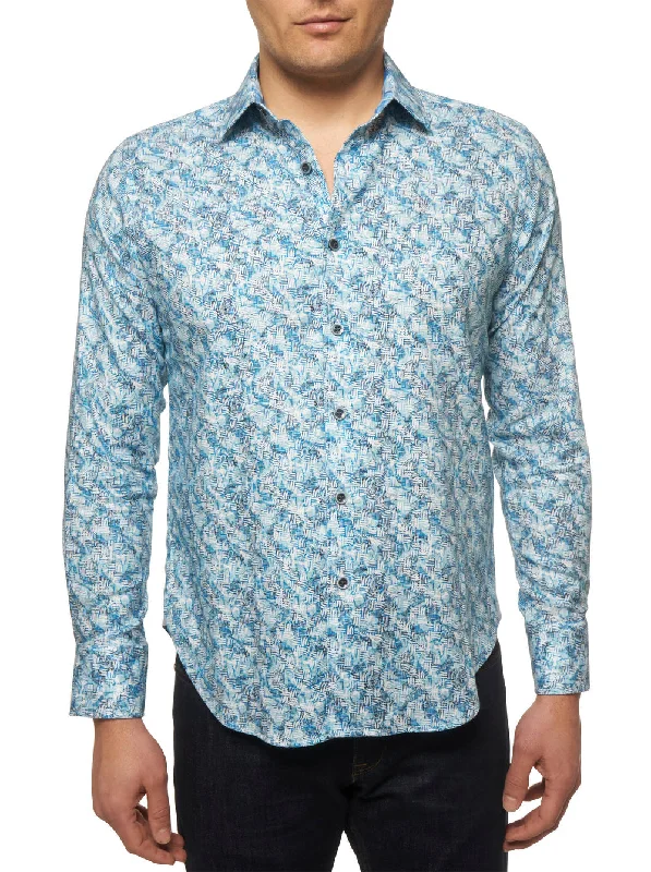 Men's Long - Line Oversized Casual Shirts in Dark Gray for a Relaxed and Modern LookGEOMORPH LONG SLEEVE BUTTON DOWN SHIRT Men's Long - Line Oversized Casual Shirts in Dark Gray for a Relaxed and Modern LookGEOMORPH LONG SLEEVE BUTTON DOWN SHIRT