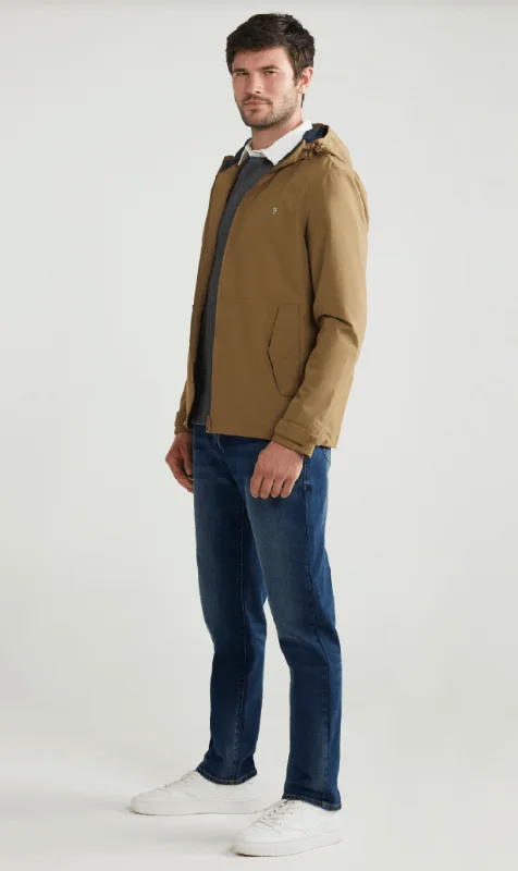 Men's Stretch - Fabric Casual Shirts in Navy Blue for a Comfortable and Flexible FitFarah Carol Hooded Jacket Men's Stretch - Fabric Casual Shirts in Navy Blue for a Comfortable and Flexible FitFarah Carol Hooded Jacket