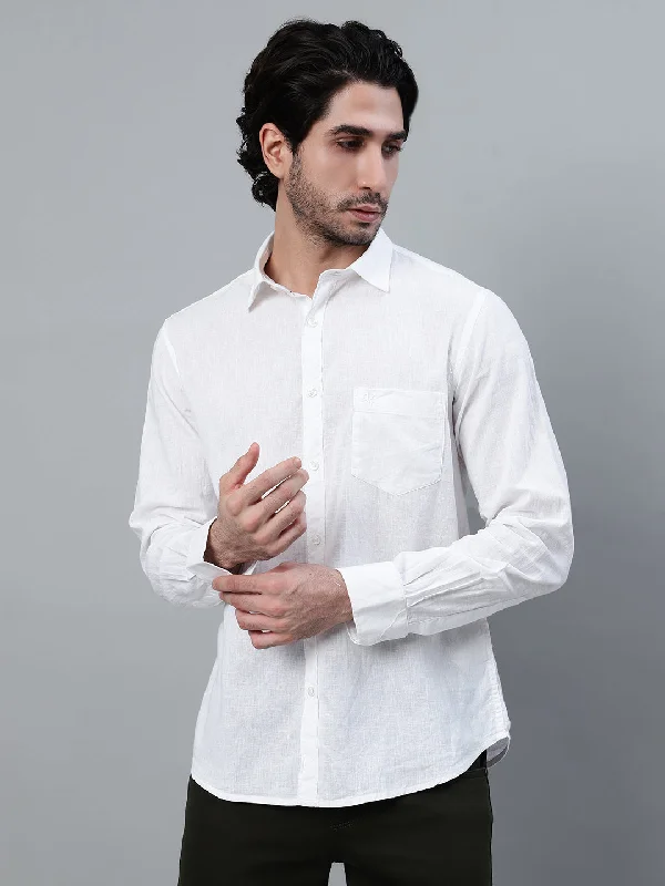 Men's Long - Line Oversized Casual Shirts in Dark Gray for a Relaxed and Modern LookMen's White Solid Full Sleeve Casual Shirt Men's Long - Line Oversized Casual Shirts in Dark Gray for a Relaxed and Modern LookMen's White Solid Full Sleeve Casual Shirt