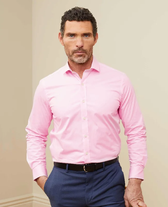 Men's Graphic - Printed Casual Shirts with Pop - Culture References for a Fun and Stylish LookPink Stretch Cotton Slim Fit Smart Casual Shirt - Single Cuff Men's Graphic - Printed Casual Shirts with Pop - Culture References for a Fun and Stylish LookPink Stretch Cotton Slim Fit Smart Casual Shirt - Single Cuff