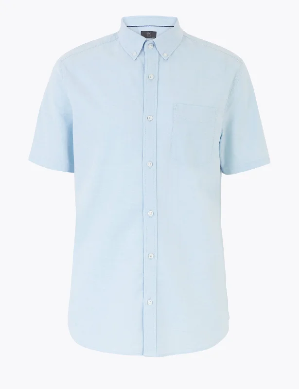 Men's Linen Blend Casual Shirts with Roll - Up Sleeves for a Summer Beach LookPure Cotton Oxford Shirt Men's Linen Blend Casual Shirts with Roll - Up Sleeves for a Summer Beach LookPure Cotton Oxford Shirt