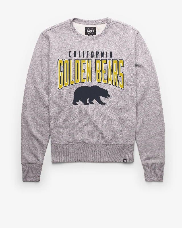 V - neck men sweatshirt for a unique lookCAL - BERKELEY GOLDEN BEARS TEAM ELEMENTS ARCH '47 HEADLINE CREW V - neck men sweatshirt for a unique lookCAL - BERKELEY GOLDEN BEARS TEAM ELEMENTS ARCH '47 HEADLINE CREW
