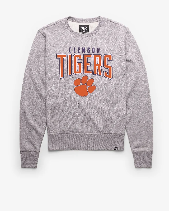 Striped men sweatshirt with a nautical themeCLEMSON TIGERS TEAM ELEMENTS ARCH '47 HEADLINE CREW