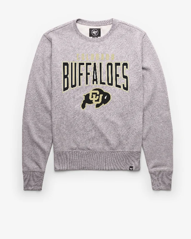 Oversized men sweatshirt for a relaxed fitCOLORADO BUFFALOES TEAM ELEMENTS ARCH '47 HEADLINE CREW Oversized men sweatshirt for a relaxed fitCOLORADO BUFFALOES TEAM ELEMENTS ARCH '47 HEADLINE CREW