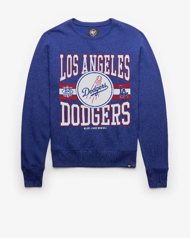 Retro - style men sweatshirt inspired by the 80sLOS ANGELES DODGERS LETTERS '47 HEADLINE CREW Retro - style men sweatshirt inspired by the 80sLOS ANGELES DODGERS LETTERS '47 HEADLINE CREW