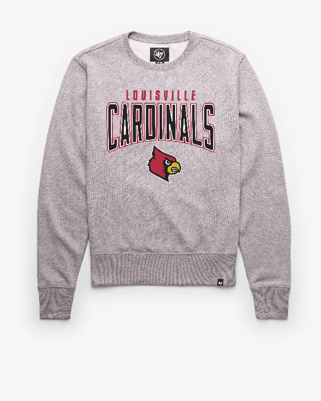 Slim - fit men sweatshirt to show off your physiqueLOUISVILLE CARDINALS TEAM ELEMENTS ARCH '47 HEADLINE CREW