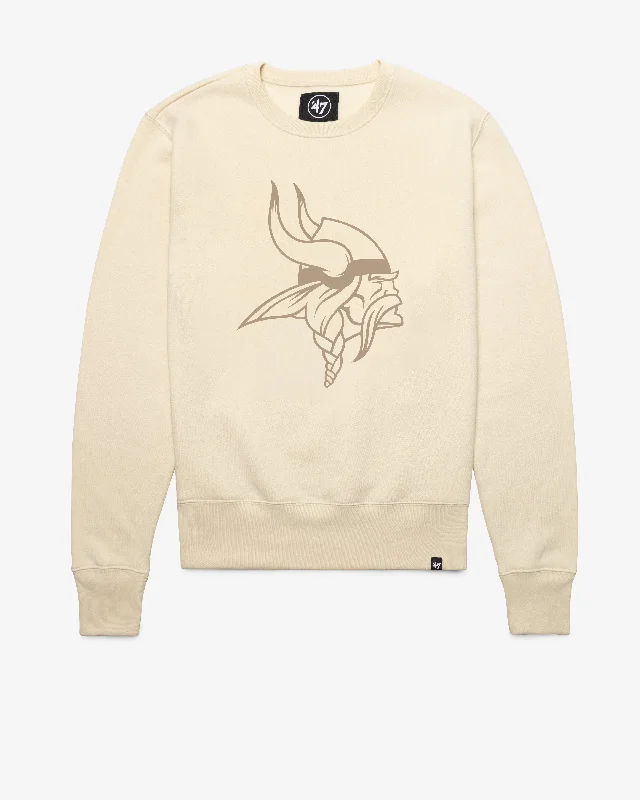 Plus - size men sweatshirt for a comfortable and stylish fitMINNESOTA VIKINGS IMPRINT '47 HEADLINE CREW Plus - size men sweatshirt for a comfortable and stylish fitMINNESOTA VIKINGS IMPRINT '47 HEADLINE CREW