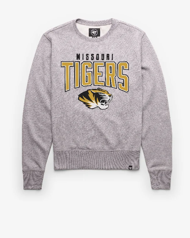 Zip - up men sweatshirt for easy on - and - offMISSOURI TIGERS TEAM ELEMENTS ARCH '47 HEADLINE CREW