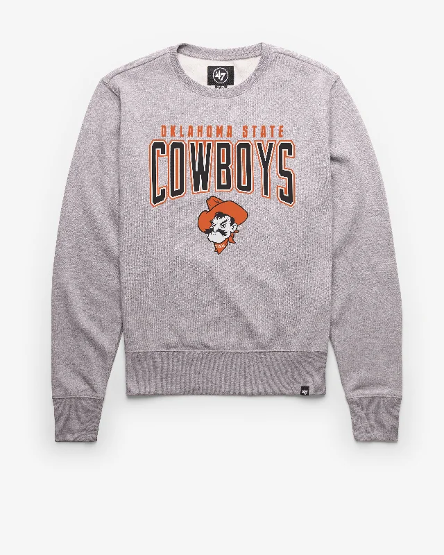 Hooded men sweatshirt with a drawstring closureOKLAHOMA STATE COWBOYS TEAM ELEMENTS ARCH '47 HEADLINE CREW Hooded men sweatshirt with a drawstring closureOKLAHOMA STATE COWBOYS TEAM ELEMENTS ARCH '47 HEADLINE CREW