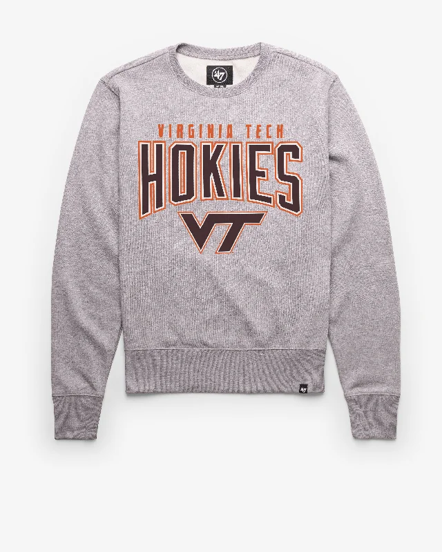 Men sweatshirt with a high - neck for added styleVIRGINIA TECH HOKIES TEAM ELEMENTS ARCH '47 HEADLINE CREW