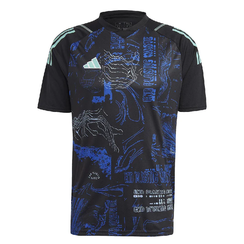 Men's Retro Hockey Jerseys with Classic Stripes and Logos for a Nostalgic Hockey Aestheticadidas - Men's Tiro Graphic Jersey (HR4210)