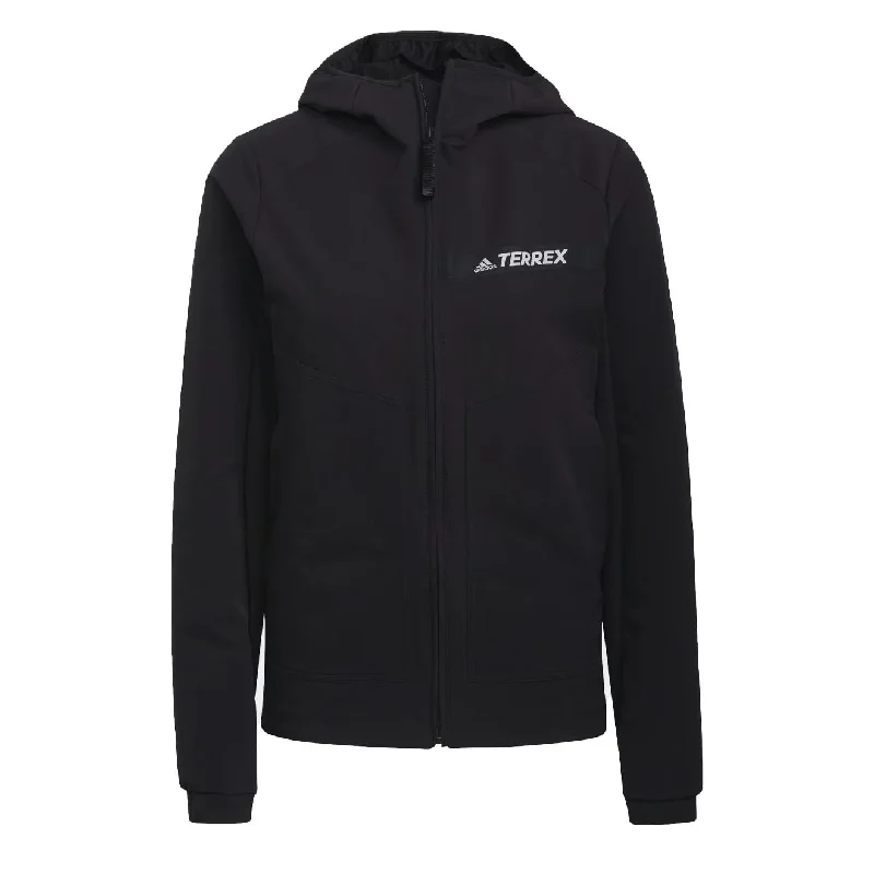 Men jackets with a zip - off sleeves to convert to a vestAdidas Terrex MT Softshell Jacket Black