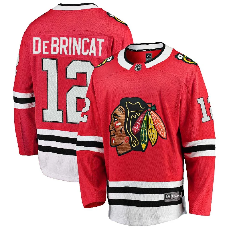 Men's NBA Authentic Team Jerseys in Official Team Colors for True Basketball FansChicago Blackhawks Alex DeBrincat Home Breakaway Jersey w/ Authentic Lettering
