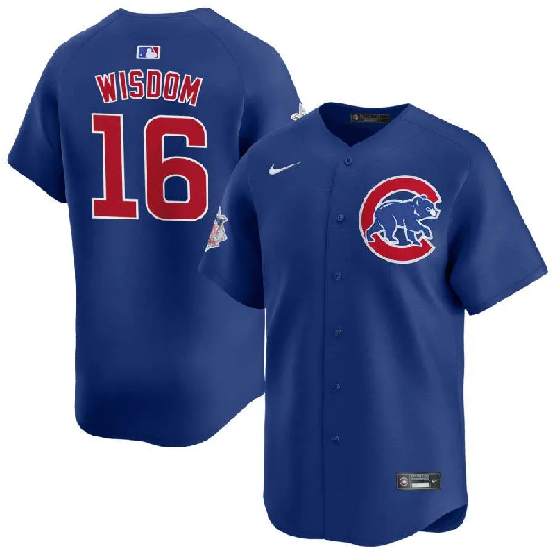 Men's Vintage American Football Jerseys of Legendary Teams for Collectors and FansChicago Cubs Patrick Wisdom Nike Alternate Vapor Limited Jersey W/ Authentic Lettering