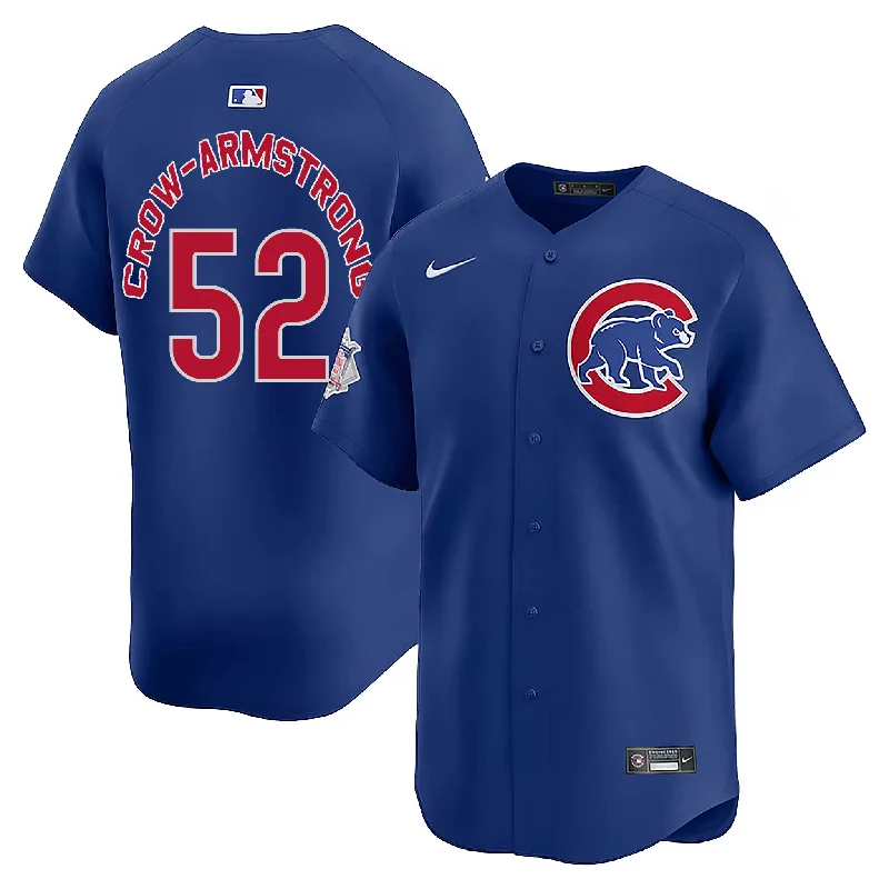 Men's Replica Hockey Jerseys of Star Players for Devoted Ice Hockey SupportersChicago Cubs Pete Crow-Armstrong Nike Alternate Vapor Limited Jersey W/ Authentic Lettering Men's Replica Hockey Jerseys of Star Players for Devoted Ice Hockey SupportersChicago Cubs Pete Crow-Armstrong Nike Alternate Vapor Limited Jersey W/ Authentic Lettering