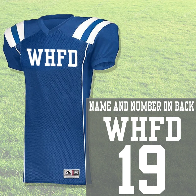 Men's Throwback Rugby Jerseys of Historic Matches and Teams for Rugby History BuffsCustom Firefighter Augusta T-Form Football Jersey - 9580 - CAD -