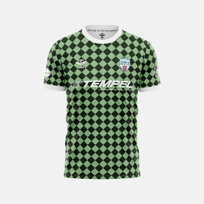 Men's Retro Hockey Jerseys with Classic Stripes and Logos for a Nostalgic Hockey AestheticEdgewater Castle FC Men's Green Goalkeeper Jersey Men's Retro Hockey Jerseys with Classic Stripes and Logos for a Nostalgic Hockey AestheticEdgewater Castle FC Men's Green Goalkeeper Jersey