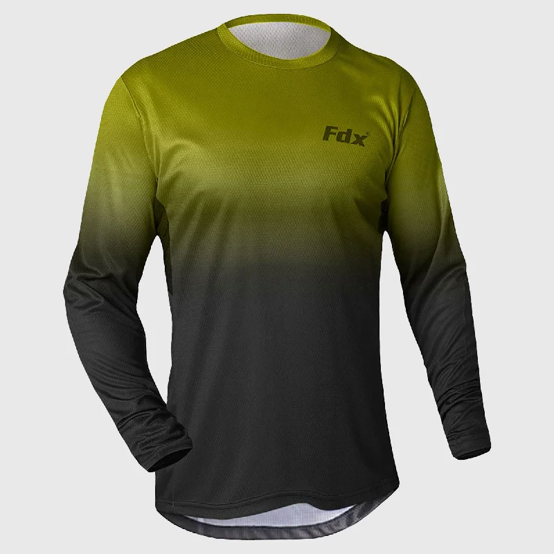 Men's Custom - Embroidered Volleyball Jerseys for Team Uniforms or Personalized GearFdx Men's & Boy's Duo Green / Black Mtb Jersey