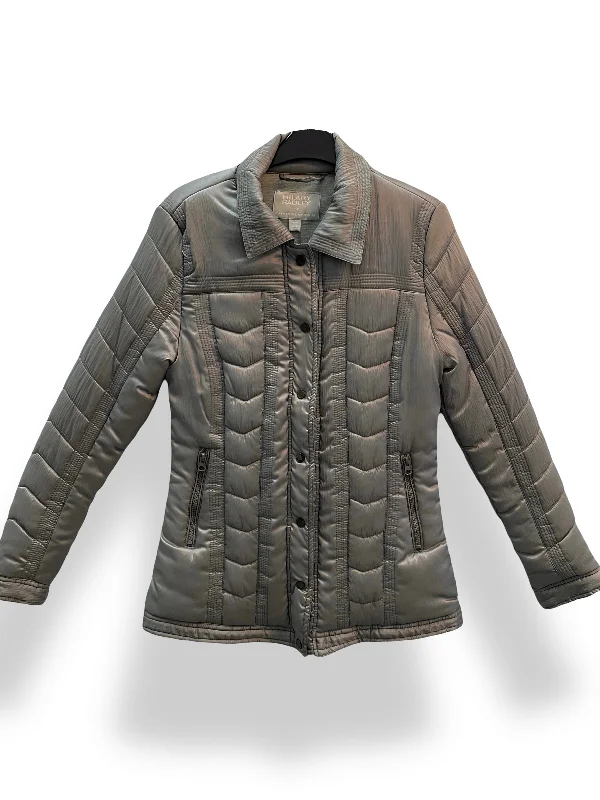 Men jackets with a hidden interior pocket for secure storageFINAL SALE - KATHERINE BARCLAY PUFF JACKET K3801