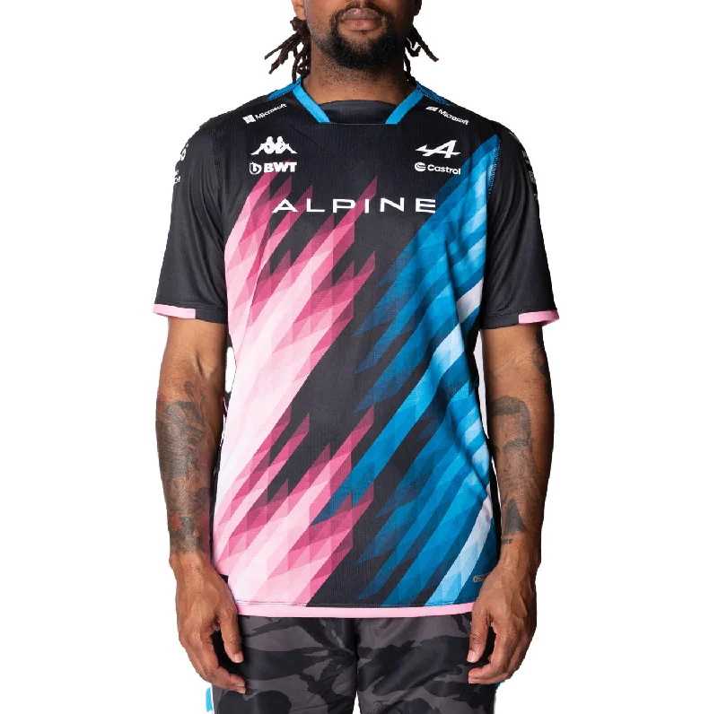 Men's Replica Hockey Jerseys of Star Players for Devoted Ice Hockey SupportersKombat Ocon Alpine F1 Jersey - Blue Dresden