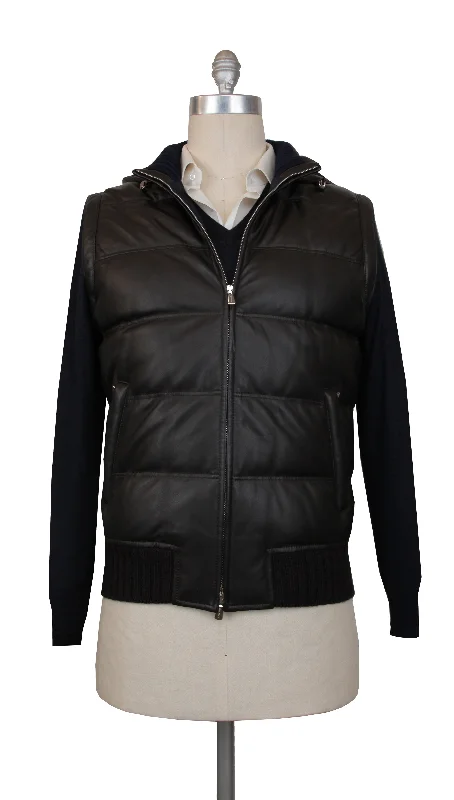 Tailored men jackets to pair with formal trousers for business meetingsMandelli Dark Brown Jacket Vest