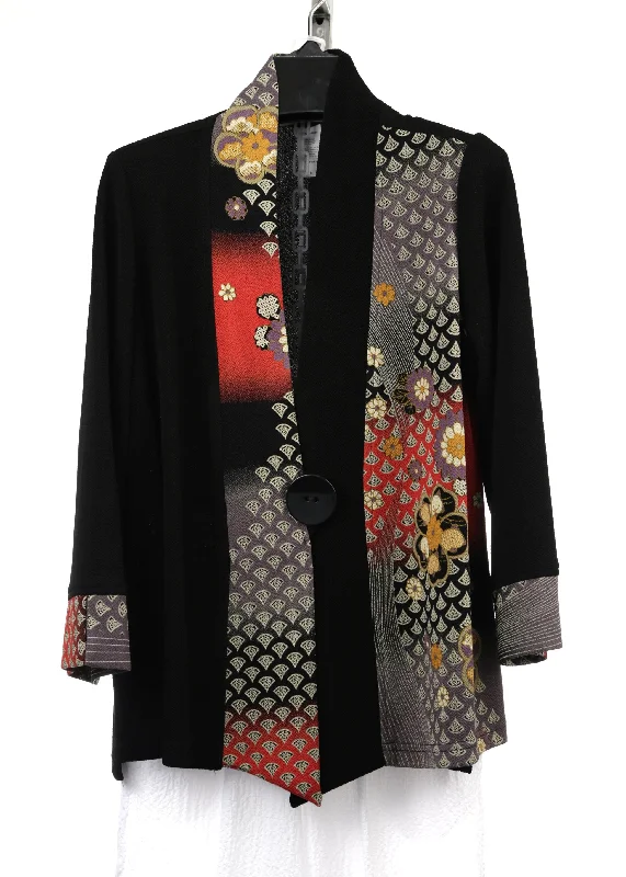 Lightweight men jackets made from recycled nylon for eco - friendly travelMOONLIGHT JACKET CM109 Peacock print