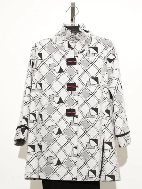 Embroidered men jackets with intricate floral designs for a unique aestheticMOONLIGHT WHITE WIRED COLLAR BUTTON DOWN JACKET 2330 Embroidered men jackets with intricate floral designs for a unique aestheticMOONLIGHT WHITE WIRED COLLAR BUTTON DOWN JACKET 2330