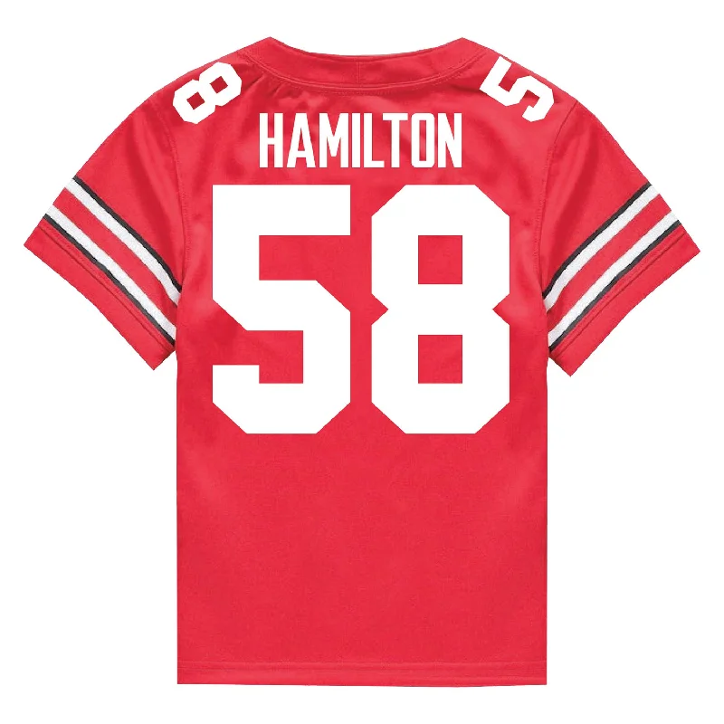 Men's Retro Hockey Jerseys with Classic Stripes and Logos for a Nostalgic Hockey AestheticOhio State Buckeyes Nike #58 Ty Hamilton Student Athlete Scarlet Football Jersey Men's Retro Hockey Jerseys with Classic Stripes and Logos for a Nostalgic Hockey AestheticOhio State Buckeyes Nike #58 Ty Hamilton Student Athlete Scarlet Football Jersey