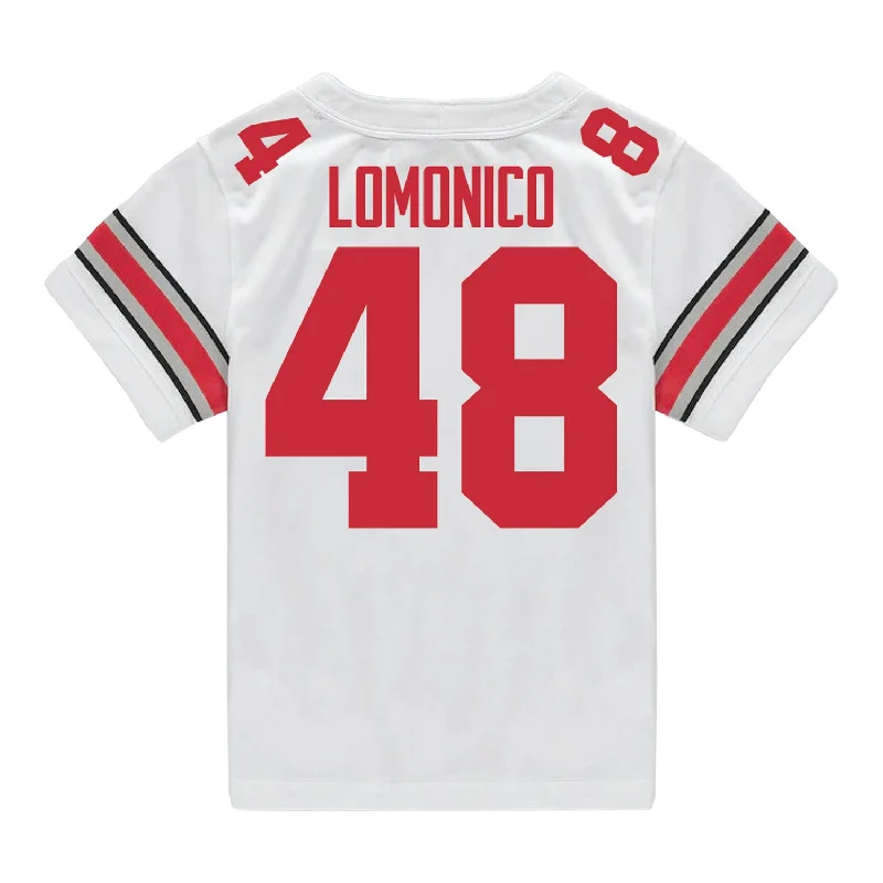 Men's Cycling Jerseys with Reflective Stripes for Safe and Stylish Rides at NightOhio State Buckeyes Nike #48 Maxwell Lomonico Student Athlete White Football Jersey