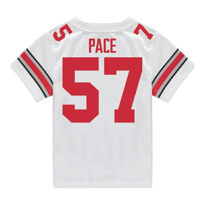 Men's Football Jerseys with Embroidered Club Badges for a Premium and Authentic AppealOhio State Buckeyes Nike #57 Jalen Pace Student Athlete White Football Jersey Men's Football Jerseys with Embroidered Club Badges for a Premium and Authentic AppealOhio State Buckeyes Nike #57 Jalen Pace Student Athlete White Football Jersey