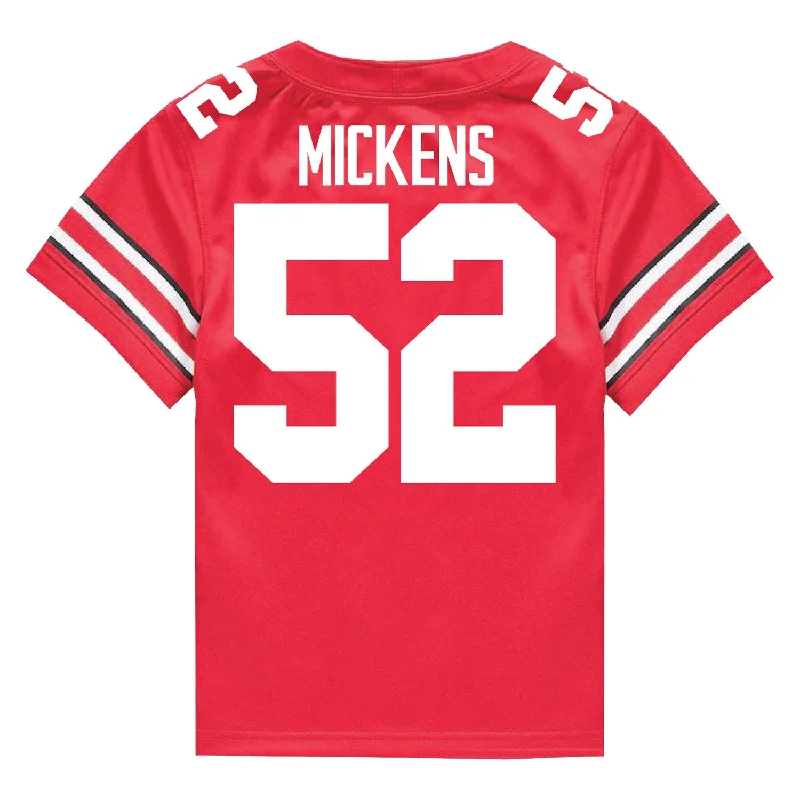 Men's Throwback Tennis Jerseys Inspired by Iconic Matches and PlayersOhio State Buckeyes Nike #52 Joshua Mickens Student Athlete Scarlet Football Jersey