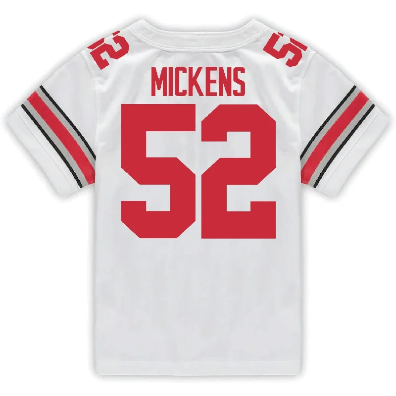 Men's Replica Hockey Jerseys of Star Players for Devoted Ice Hockey SupportersOhio State Buckeyes Nike #52 Joshua Mickens Student Athlete White Football Jersey