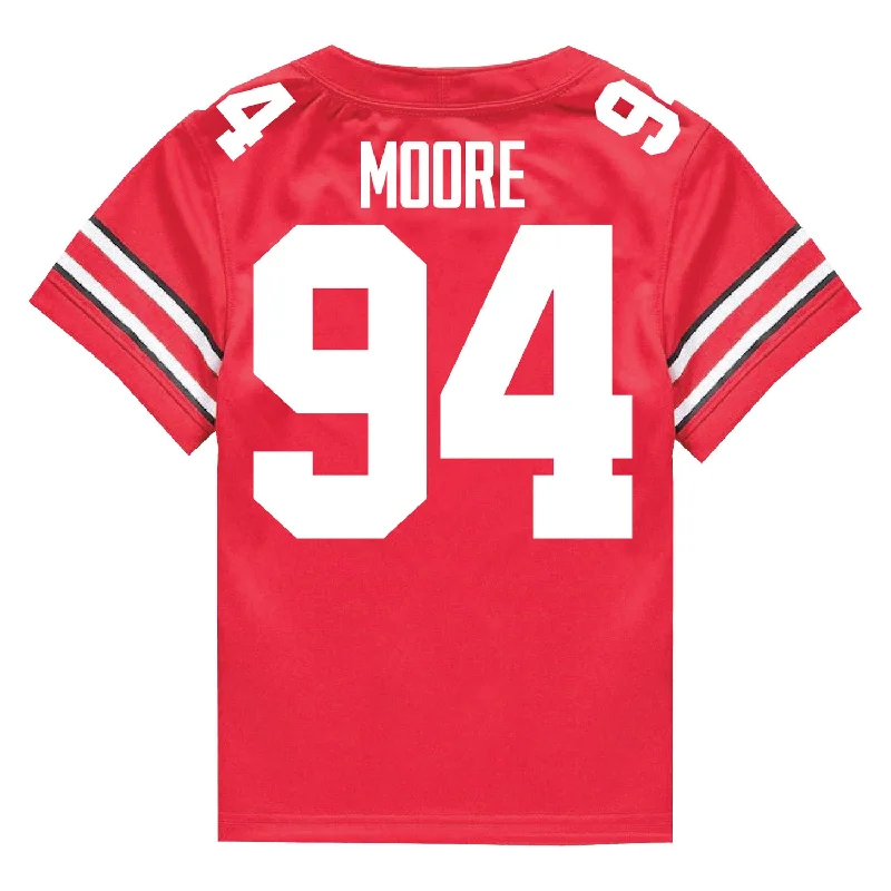 Men's Basketball Jerseys in Sleeveless Design for Enhanced Mobility on the CourtOhio State Buckeyes Nike #94 Jason Moore Student Athlete Scarlet Football Jersey
