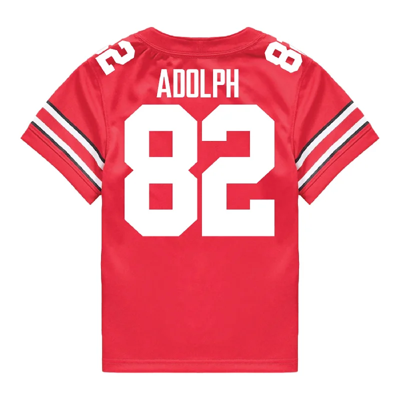 Men's Limited - Release American Football Jerseys of Rookie Stars for Early Adopters and FansOhio State Buckeyes Nike #82 David Adolph Student Athlete Scarlet Football Jersey