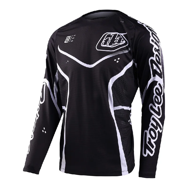 Men's Custom - Embroidered Volleyball Jerseys for Team Uniforms or Personalized GearSE Pro Jersey Radian Black / White