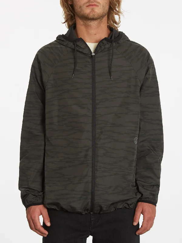 Bomber men jackets with ribbed cuffs for a classic 80s styleStone Lite Jacket - CAMOUFLAGE