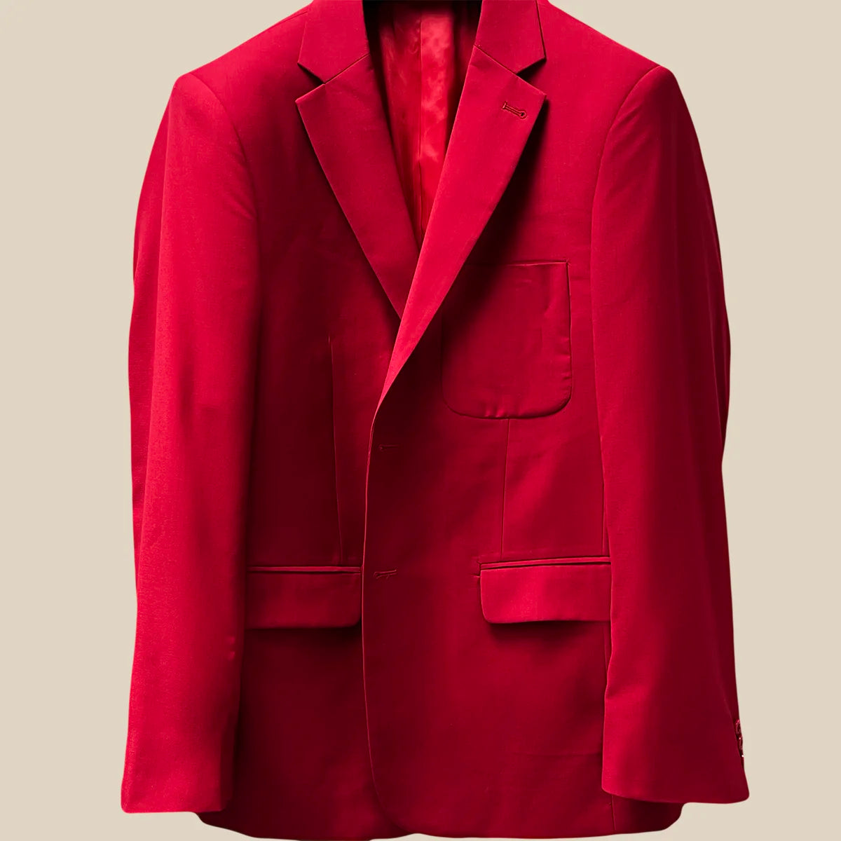 Men's Patterned Checkered Cotton Blazer in Multicolor for a Stylish and Trendy AppearanceWestwood Hart Scarlet Red Men's Sportcoat
