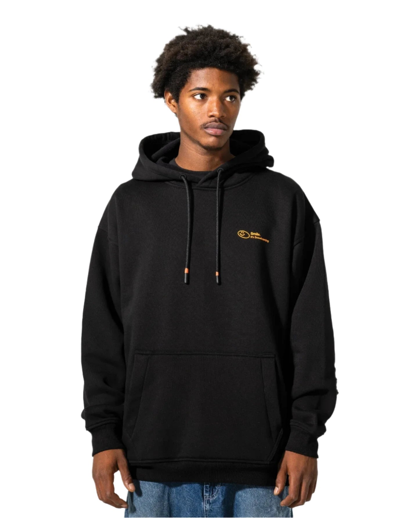 Men fleece lined joggers for cold - weather comfortBATALEON Snowproof Hoodie Black