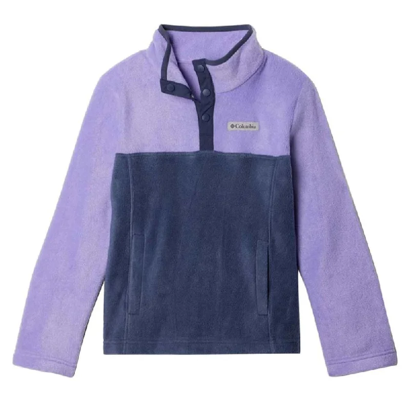 Men fleece - lined trucker hats for a casual lookColumbia Steens Girls Fleece - Nocturnal Paisley Purple