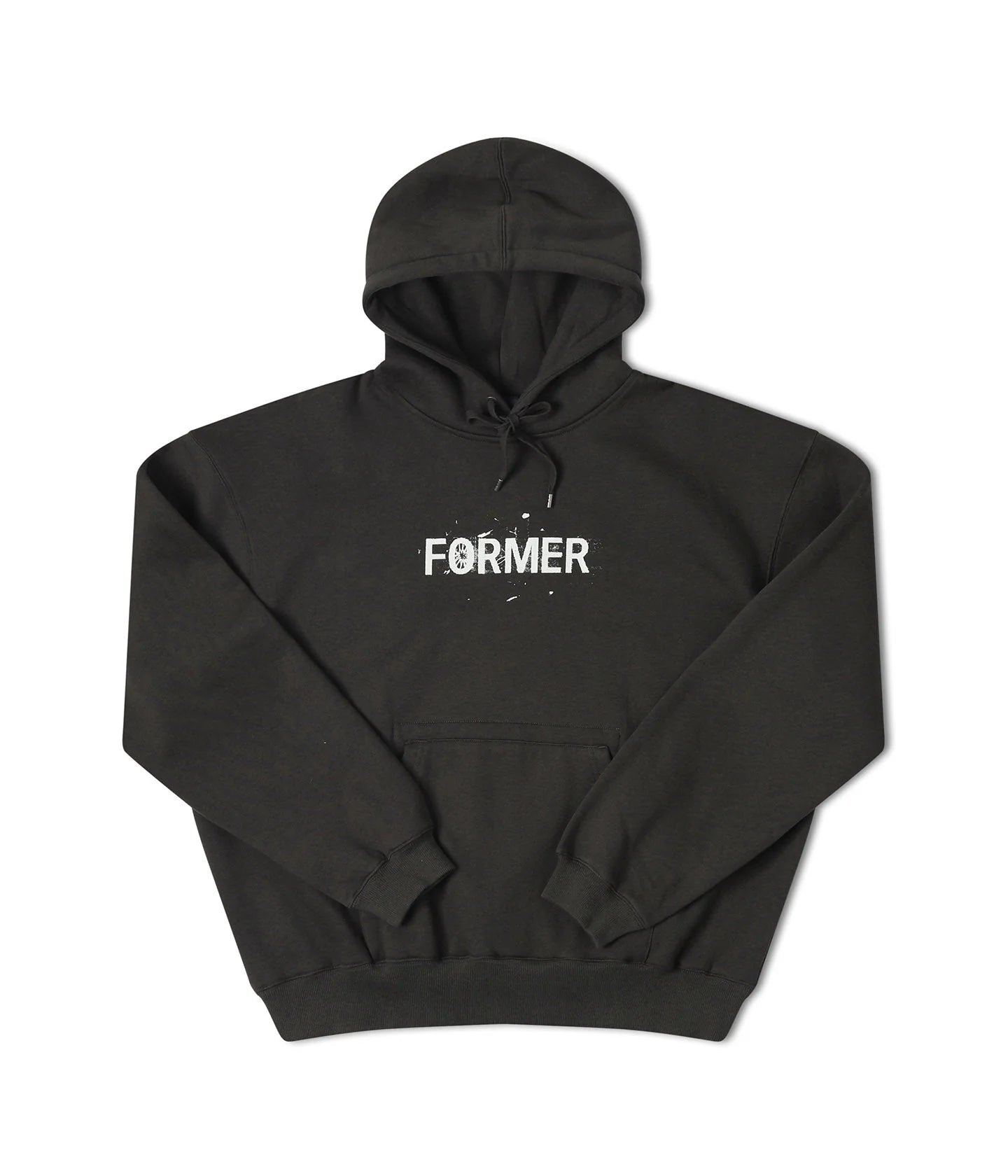Men fleece lined joggers for cold - weather comfortFORMER Legacy Scratch Hoodie Washed Black