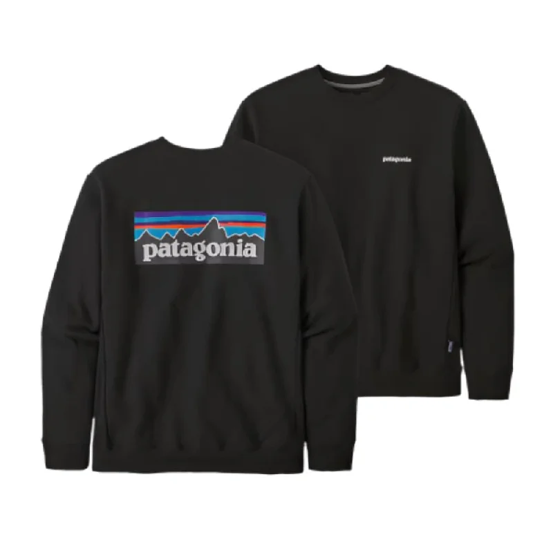 Men fleece beanies with a pom - pom for a trendy lookPATAGONIA P-6 Uprisal Crew Sweater Black