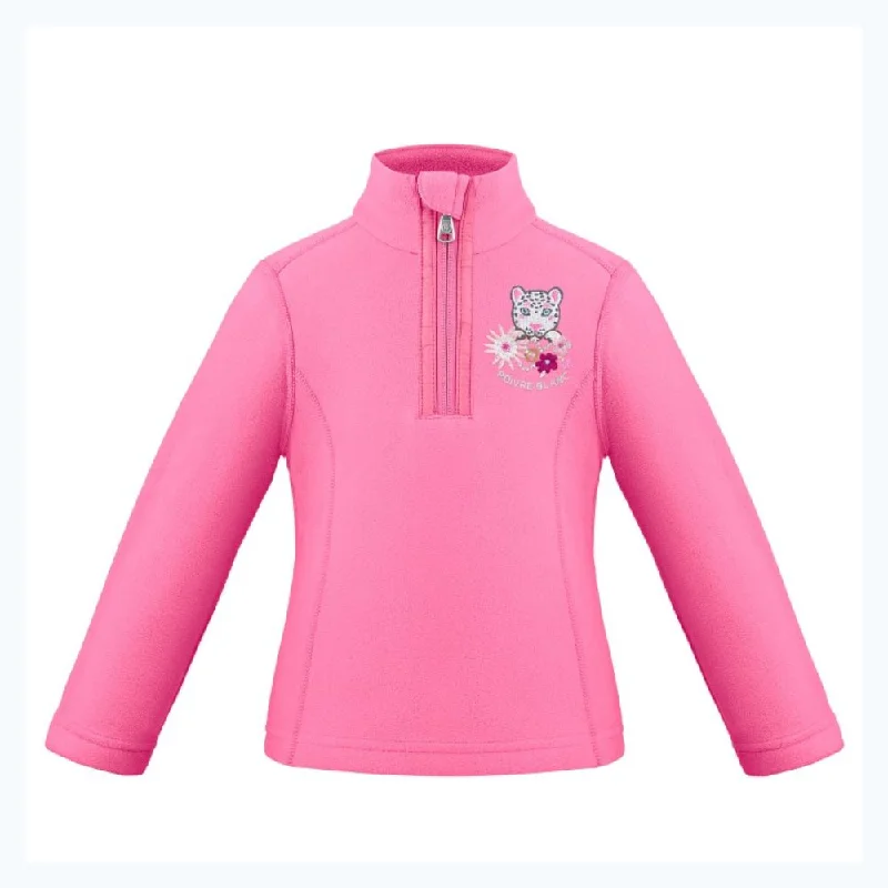 Men fleece - filled down vests for lightweight warmthPoivre Blanc Girls Micro Fleece Jacket - Lolly Pink