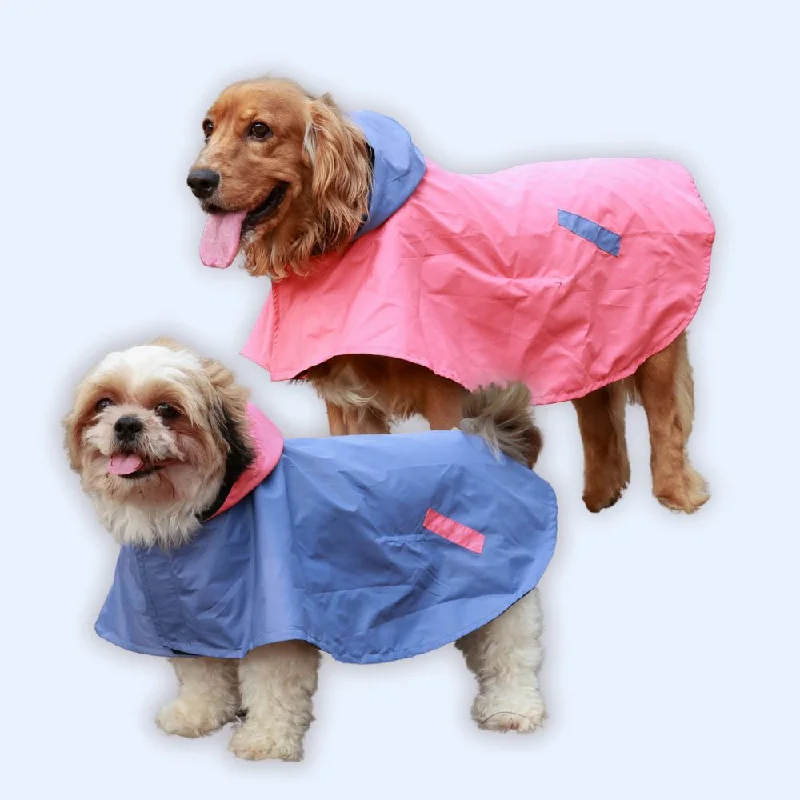 Men's raincoats with a reinforced hem for durability​Splash Saver Pack of 2 Raincoats Drizzle