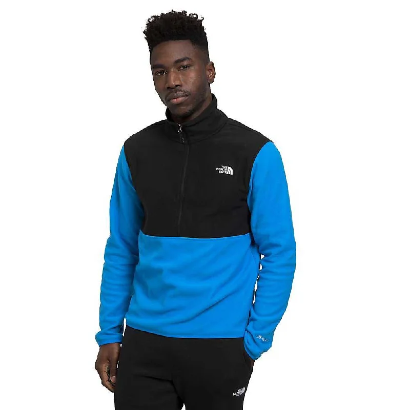 Men fleece beanies with a pom - pom for a trendy lookThe North Face Mens Alpine Polartec 100 1/2 Zip Top